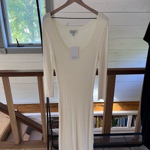 Los Angeles Atelier White midi Dress size large